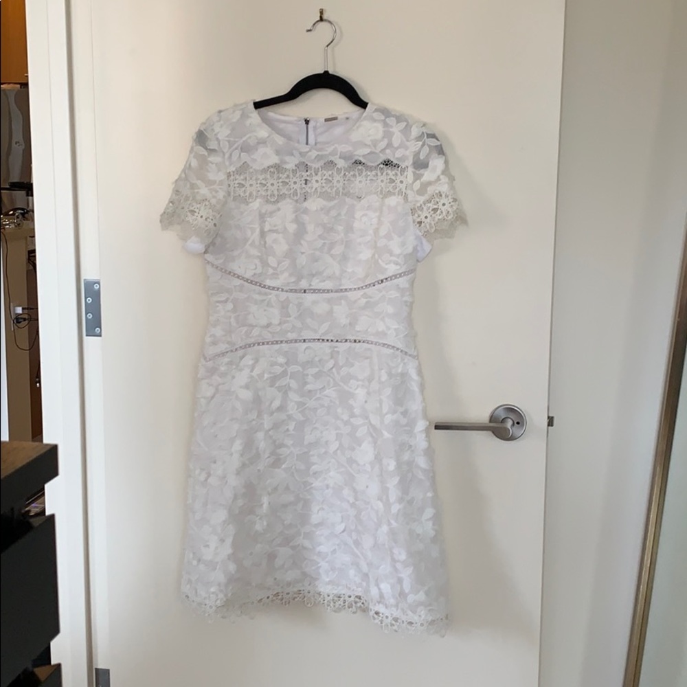 Eli Tahari white dress
